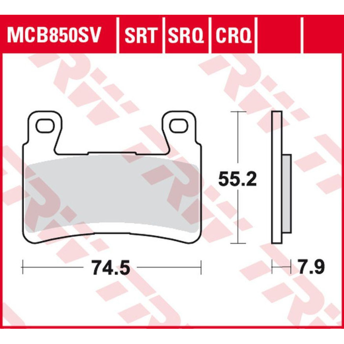TRW LUCAS ZF brake pads KH296 SINTER ROAD / TRACK KAWASAKI ZX-6R NINJA '13-, front