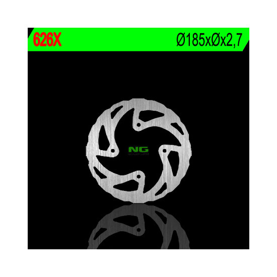 NG brake disc front BETA 125 / 200 / 250 / 270 / 300 TRIAL (185X2,7mm)(4X10,0mm) WAVE
