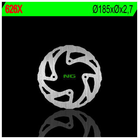 NG stabdžių diskas priekis BETA 125 / 200 / 250 / 270 / 300 TRIAL (185X2,7mm)(4X10,0mm) WAVE