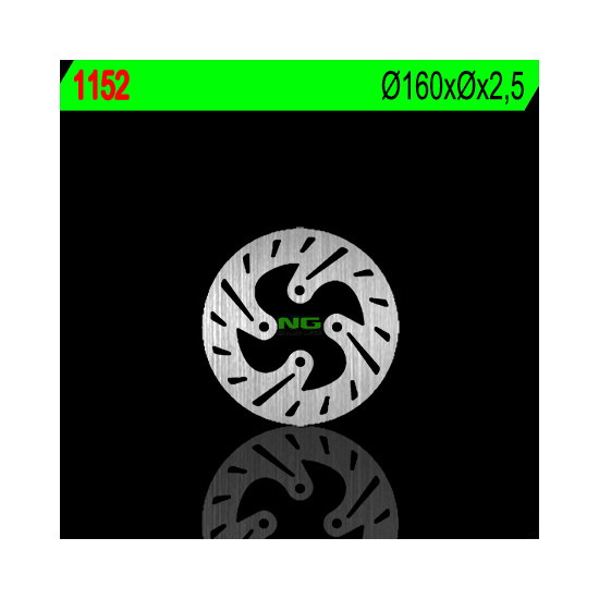 NG brake disc rear BETA 125 / 200 / 250 / 290 / 300 TRIAL (160x-x2,5)