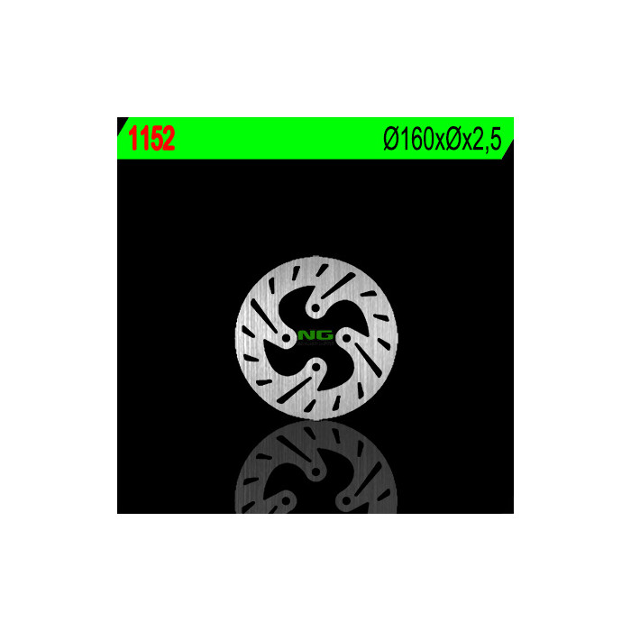 NG stabdžių diskas galas BETA 125 / 200 / 250 / 290 / 300 TRIAL (160x-x2,5)
