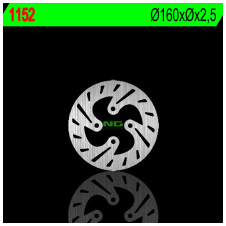 NG stabdžių diskas galas BETA 125 / 200 / 250 / 290 / 300 TRIAL (160x-x2,5)
