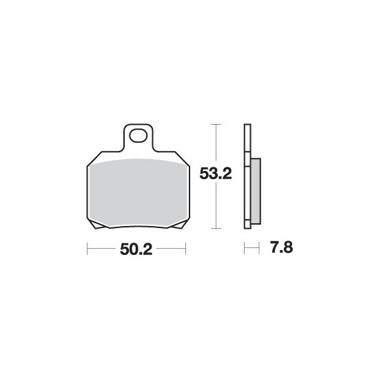 SBS brake pads KH266 STREET EXCEL / RACING SINTER gold color fits: APRILIA 1000RSV rear