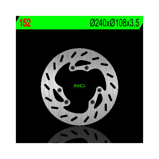 NG brake disc front PEUGEOT 50 XP6, XPS 50 '05-'09 (240X108X3,5) (6X6,5mm)