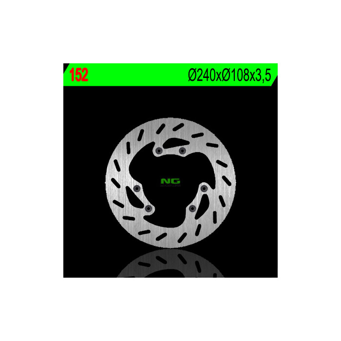 NG brake disc front PEUGEOT 50 XP6, XPS 50 '05-'09 (240X108X3,5) (6X6,5mm)