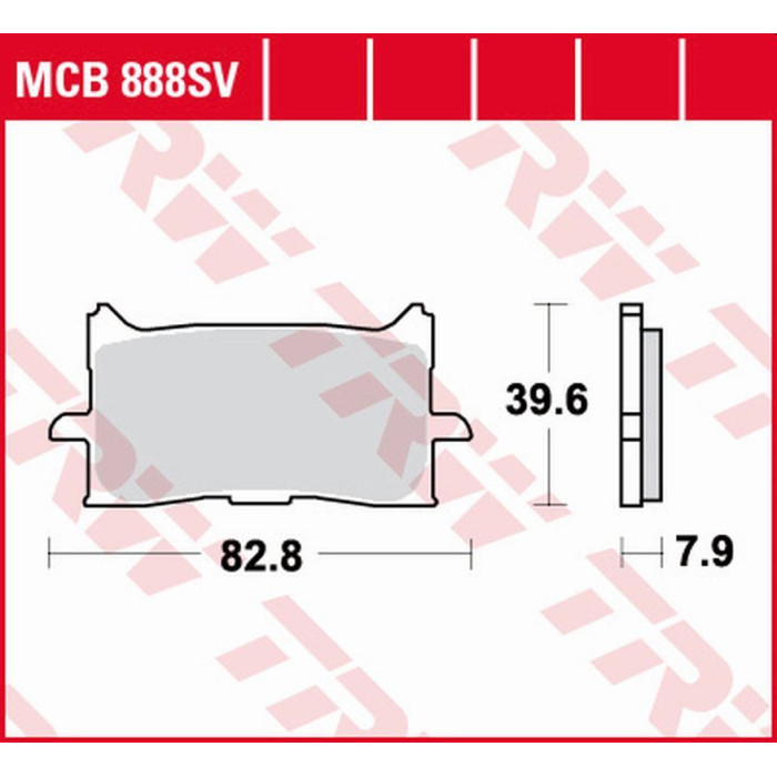 TRW LUCAS ZF brake pads KH679 SINTER ROAD / TRACK HONDA CB 300R / 650R, CBR 600R '18-, CRF 1000 / 1100 AFRICA TWIN '15-,