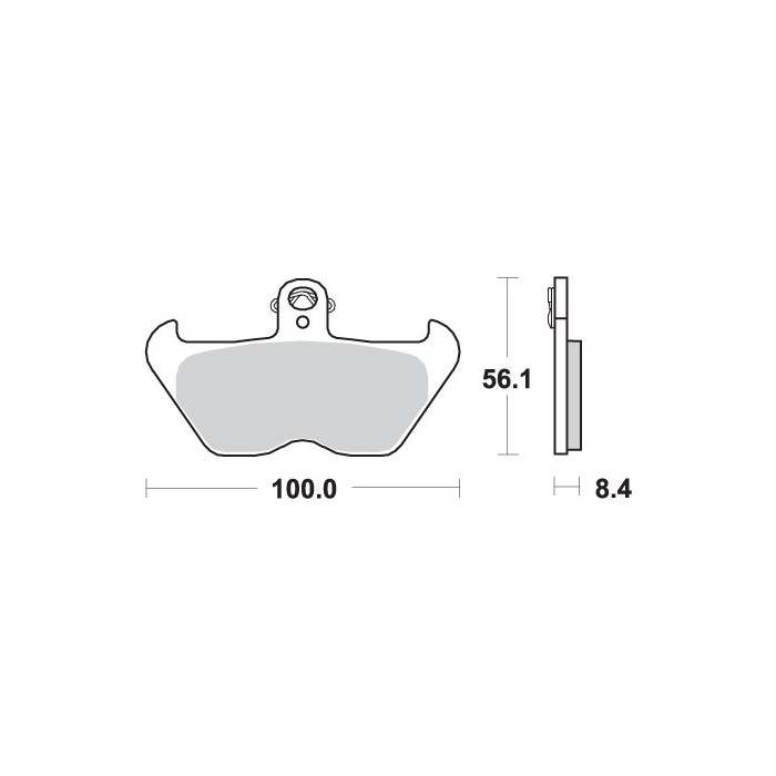 SBS brake pads KH407 / KH246 STREET EXCEL SINTER gold color fits: BMW K1200, R850 / 1100 / 1150 / 1200 front