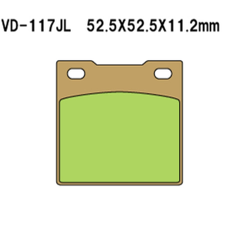 VESRAH brake pads KH45 Metalic sinter (gold color) (MADE IN JAPAN)