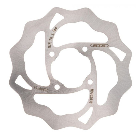 MTX brake disc rear KTM SX 65 '04-'21, HUSQVARNA TC 65 '19-'21, GAS GAS MC '21, WAVE (160X45X3mm) (4X6,5mm)