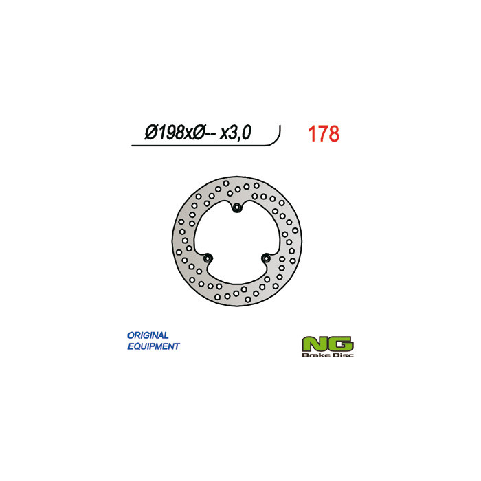 NG brake disc front KTM 60 / 65 / 85 SX (198x-x3)