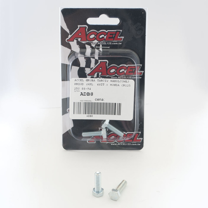 ACCEL brake disc bolts front (set of 4-M6) HONDA CR 125 / 250 '88-'94