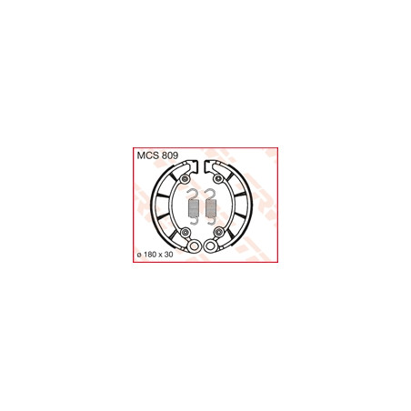 TRW LUCAS drum brake pads (180X30mm) (H316)