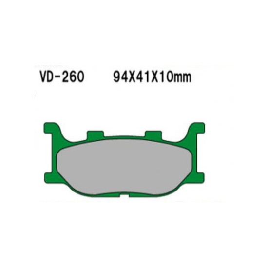 VESRAH brake pads KH199 Metalic sinter (gold color) (MADE IN JAPAN)