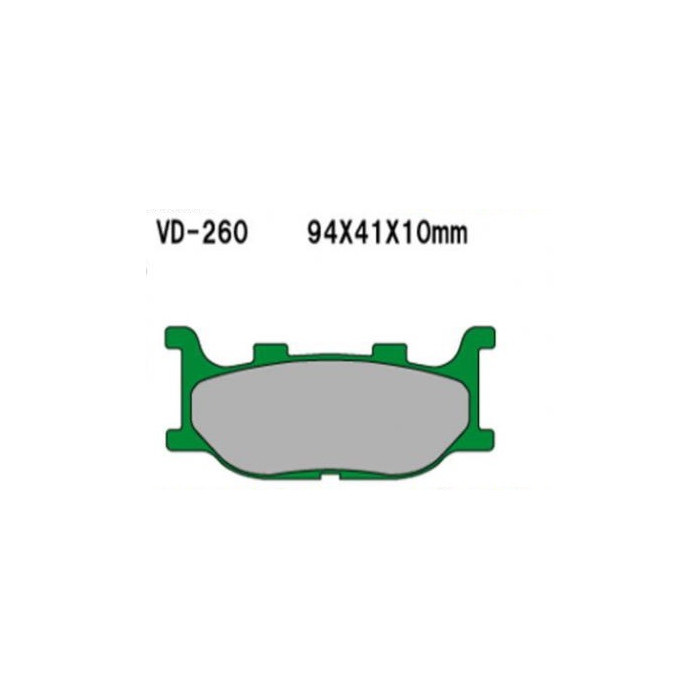 VESRAH stabdžių kaladėlės KH199 Metalic sinter (auksinės spalvos) (MADE IN JAPAN)