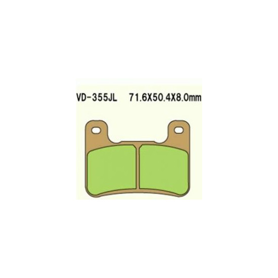 VESRAH brake pads KH379 Metalic sinter (gold color) GSXR 750 '04-'09 GSXR 1000 '04-'09 ZX 10R '08-'10 KH379 (MADE