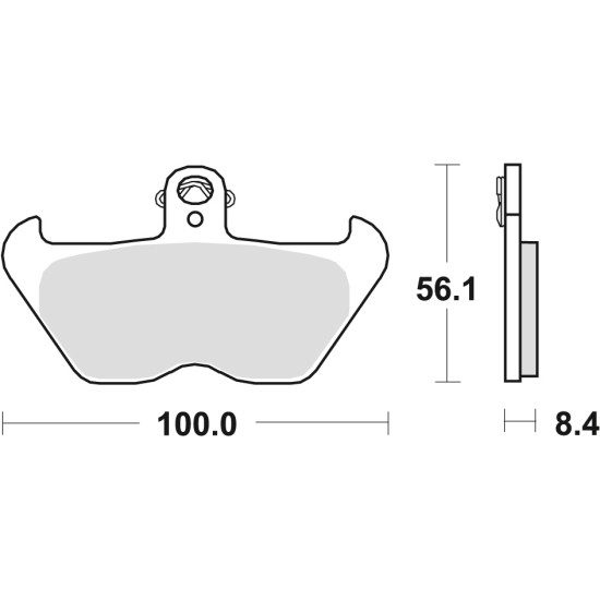 TRW LUCAS brake pads KH407 KH246 SINTER STREET BMW K1 88-93, K 100 89-92, R 1100 GS / R / RS / RT / S / ST 93-06, R 1150