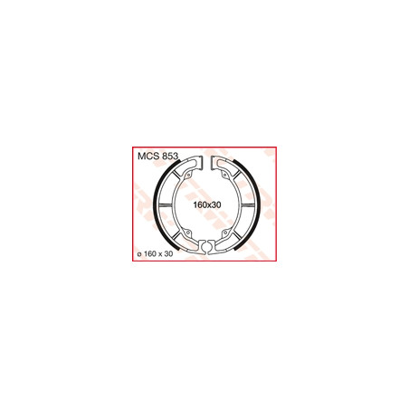 TRW LUCAS drum brake pads (160X30mm) (K705) KAWASAKI EL / GPZ / ER / Z / ZL