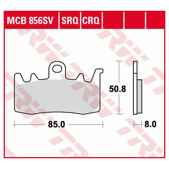 TRW LUCAS brake pads KH630 SINTER STREET BMW F 800 R 15-, S 1000 XR 17-, R 1200 GS / ADV / R / RT 13-18, R-NINE T 13-16,