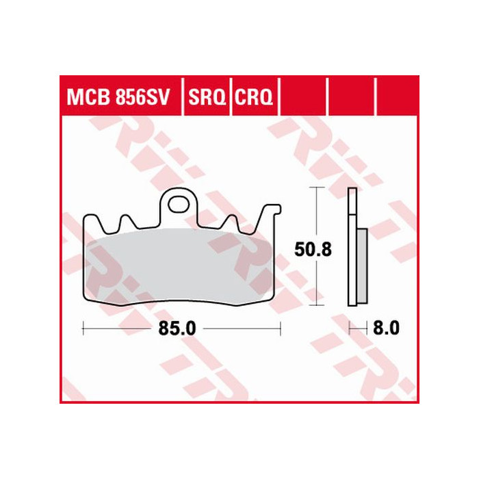 TRW LUCAS brake pads KH630 SINTER STREET BMW F 800 R 15-, S 1000 XR 17-, R 1200 GS / ADV / R / RT 13-18, R-NINE T 13-16,