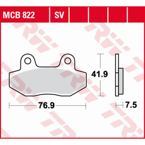 TRW LUCAS ZF brake pads KH086 SINTER STREET HYOSUNG GT '03-'17, GV 125 '00-'17, XRX '99-'14, GT 250 '04-'14, GT 650 '04-