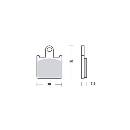 BRENTA brake pads KH417 / 4 Metalic sinter (gold color) KAWASAKI front (FT 4115)