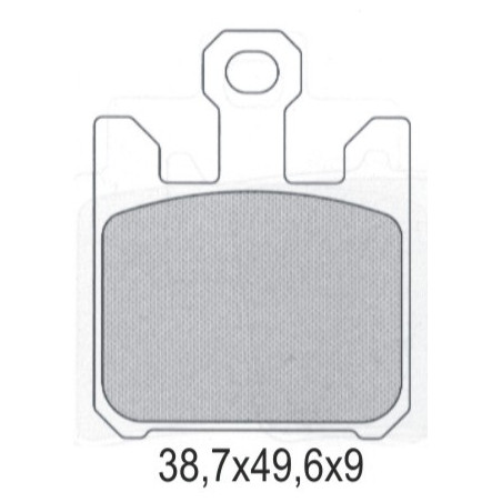 GALFER stabdžių kaladėlės KH369 / 4 SEMI-METALLIC