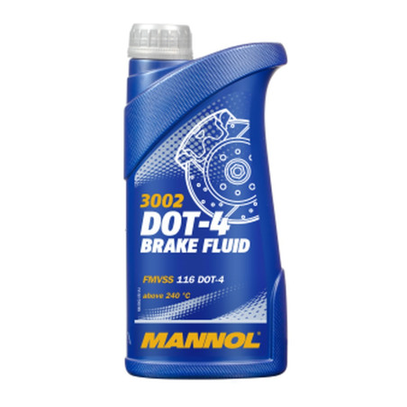 MANNOL BRAKE FLUID DOT-4 (450ML) - stabdžių skystis