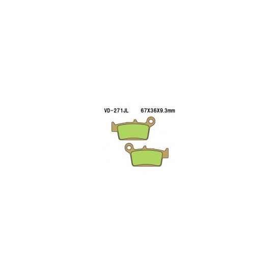 VESRAH brake pads KH367 Metallic sinter (gold color) (MADE IN JAPAN)