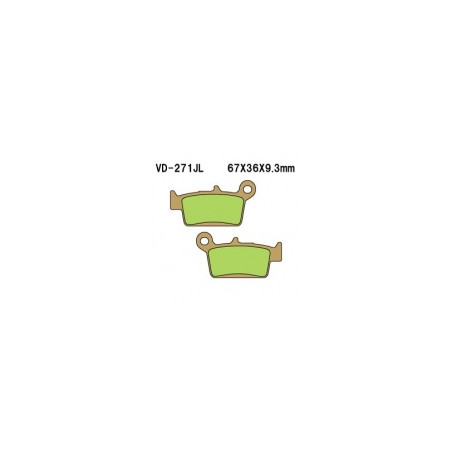 VESRAH brake pads KH367 Metallic sinter (gold color) (MADE IN JAPAN)