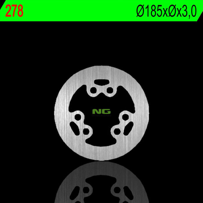 NG brake disc front SHERCO TRIAL 125 / 250 00-01, ENDURO 200 00-01 (185mmX3,0mm) (6X15,5mm)