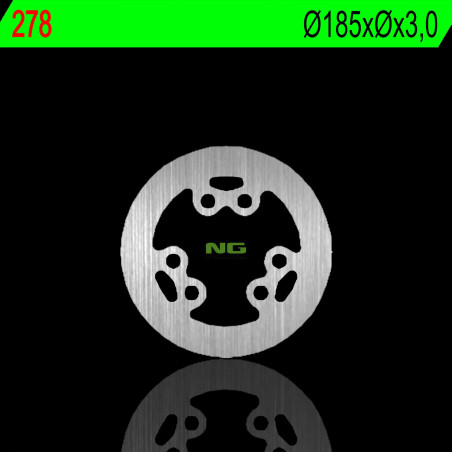 NG brake disc front SHERCO TRIAL 125 / 250 00-01, ENDURO 200 00-01 (185mmX3,0mm) (6X15,5mm)