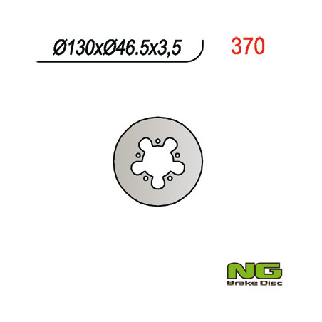 NG brake disc rear GAS GAS TXT 125-321 (130x46x3.5)