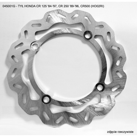 GROSSKOPF brake disc rear HONDA CR 125 '84-'97, CR 250 '89-'96, CR500 (HO02RI)