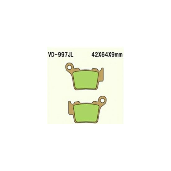 VESRAH brake pads KH368 Metalic sinter (gold color) (MADE IN JAPAN)