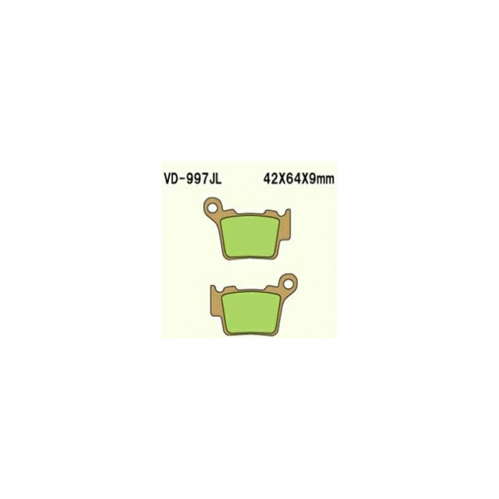 VESRAH brake pads KH368 Metalic sinter (gold color) (MADE IN JAPAN)