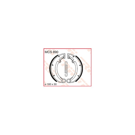 TRW LUCAS būgninių stabdžių kaladėlės (160X30mm) (978) MZ ETZ / TS 150 / 250 / 50