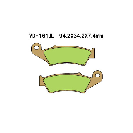 VESRAH brake pads KH185 Metalic sinter (gold color) (MADE IN JAPAN)