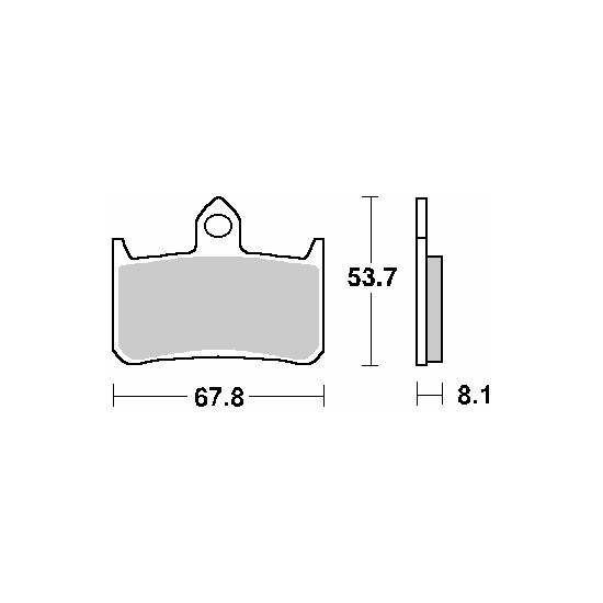 SBS brake pads KH187 RACING DUAL CARBON color