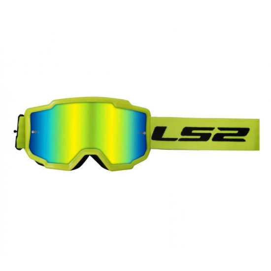 LS2 CHARGER yellow mirrored glasses