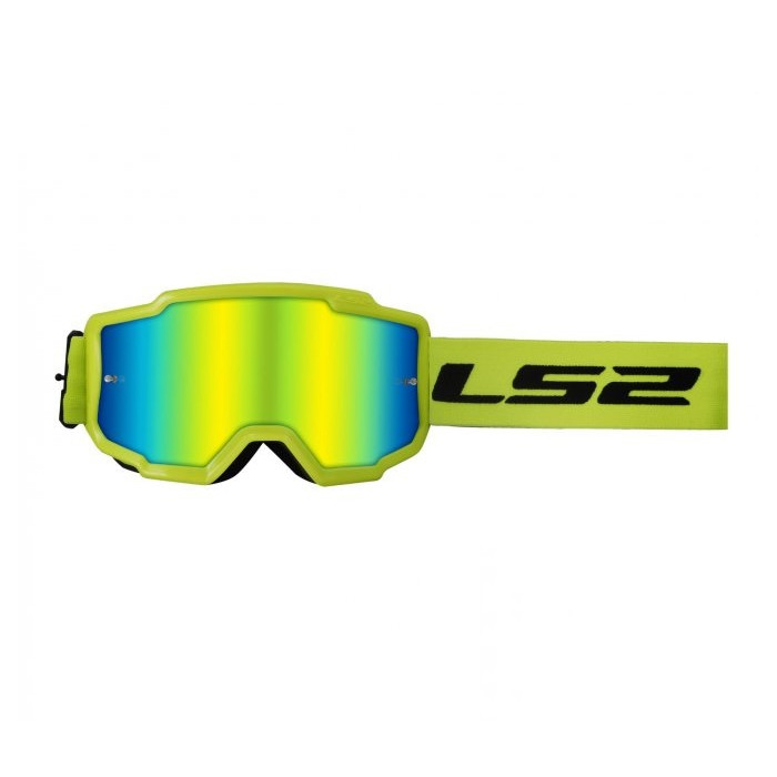 LS2 CHARGER yellow mirrored glasses