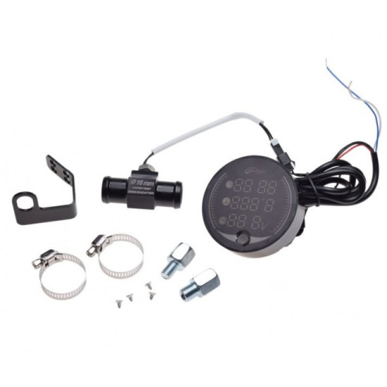 Universal thermometer, temperature sensor, voltmeter