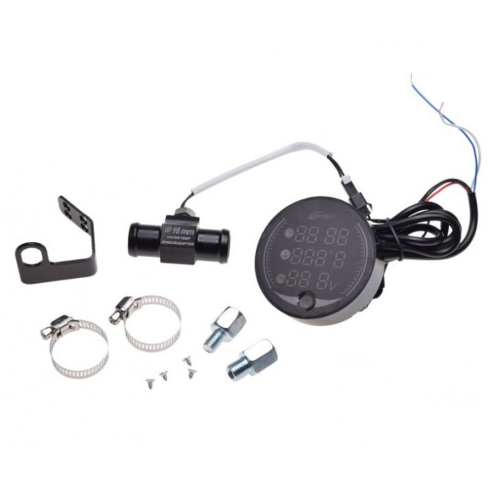 Universal thermometer, temperature sensor, voltmeter