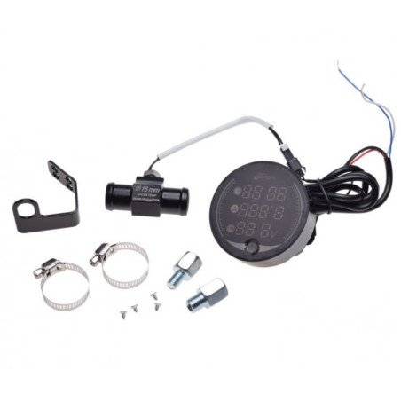 Universal thermometer, temperature sensor, voltmeter