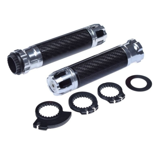 Grey/black handles + 3 handle adapters