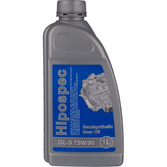 Specol Hipospec GL5 75W90 1L transmission oil, semi-synthetic