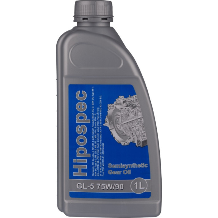 Specol Hipospec GL5 75W90 1L transmission oil, semi-synthetic