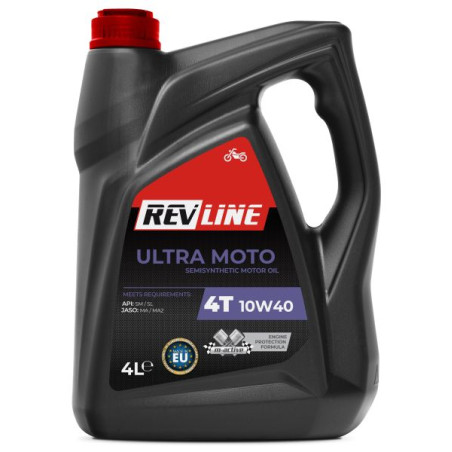 Revline Ultra Moto 4T 10w40 semi-synthetic oil 4L