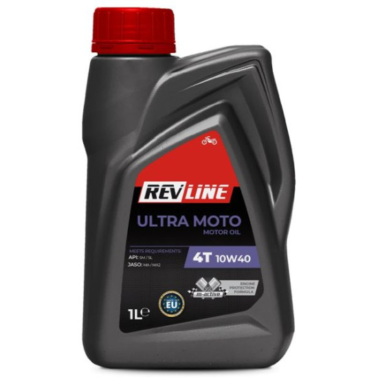 Revline Ultra Moto 4T 10w40 semi-synthetic oil 1L