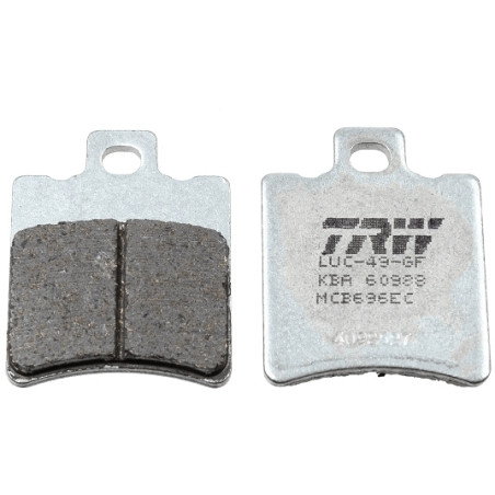 Yamaha, Aprilia, Piaggio, Gilera front brake pads TRW (MCB696EC)