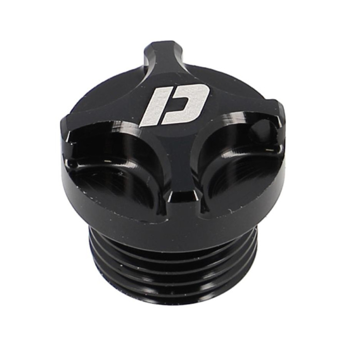 Doppler Black oil filler cap Derbi